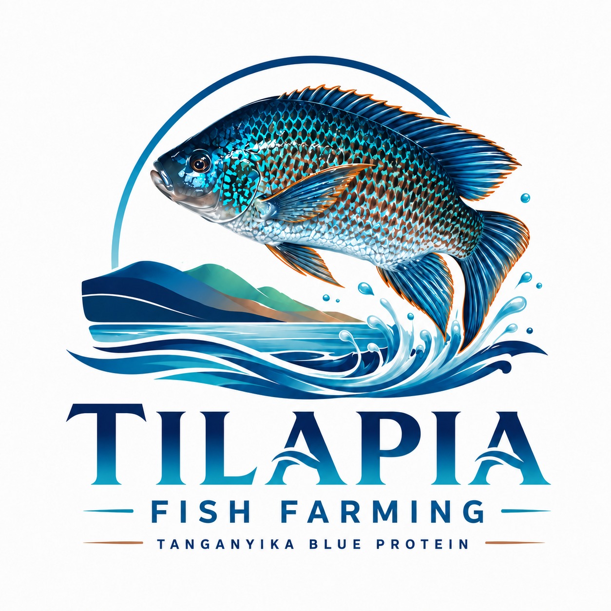 Tilapia Fish Farming Logo